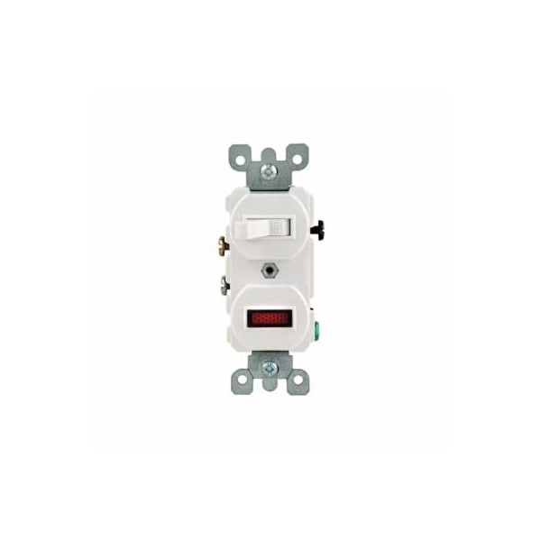 Combination Device Switch 20A 120V Sp Sw Neon Pl Combo Ivory